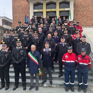 In foto la celebrazione della Virgo Fidelis, a Bra
