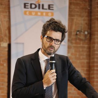 L'albese Luca Barberis, presidente della Cassa Edile provinciale