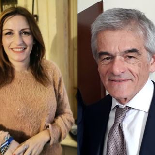 Lucia Borgonzoni e Sergio Chiamparino (foto tratte dai rispettivi profili Facebook)