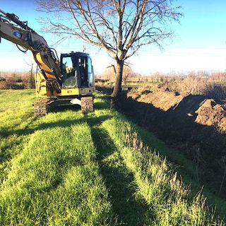 Ruspe al lavoro nella frazione braidese