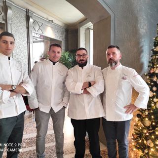 Quattro dei cinque componenti il team piemontese alle prossime selezioni italiane del Bocuse d'Or