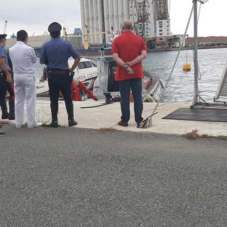 Le operazioni di recupero del corpo di Gianbeppe Pecchenino