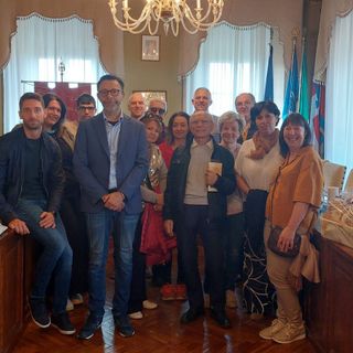 Delegazione di Saint Paul de Vence in visita a Ceresole d'Alba