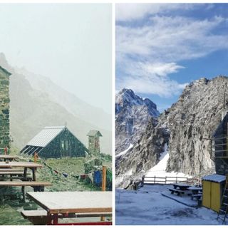 La nevicata ai rifugi Quintino Sella e Vitale Giacoletti La nevicata ai rifugi Quintino Sella e Vitale Giacoletti