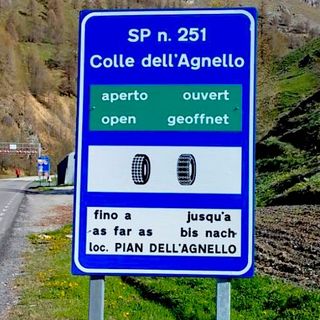 La SP251 del Colle dell'Agnello