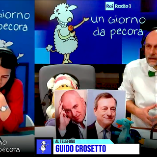 L'intervento di Crosetto a "Un giorno da pecora"