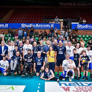 La squadra di Cuneo Sitting Volley