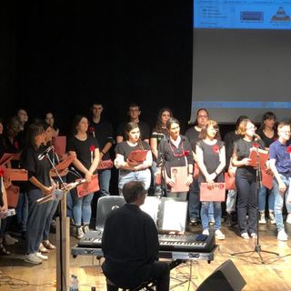 Un momento dell'esibizione