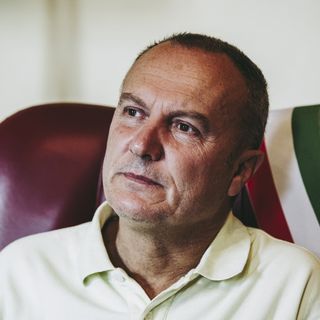 Ezio Cardinale, sindaco di Diano al suo secondo mandato (foto di Barbara Guazzone)