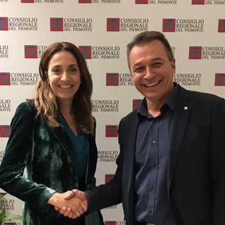 L'assessore Elena Chiorino e il consigliere Paolo Bongioanni