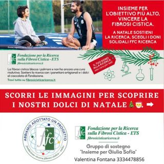 Dolci e spumanti per finanziare la ricerca sulla fibrosi cistica