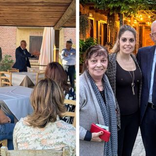 Il Candidato Ghisolfi come un treno di paese in mercato