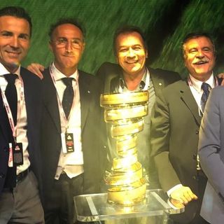 Nella foto da sx verso dx: Mauro Bernardi, Sergio Trossarello, Paolo Bongioanni, Gianni Poncet (sindaco Sestriere), Carlo Bo