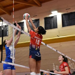 Leah Hardeman in azione contro Sassuolo (foto Marianna Bertoni)