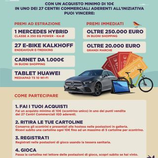 A Mondovicino Shopping Center e nei 27 Centri Commerciali Igd SiiQ c’è “VOGLIA DI VINCERE”