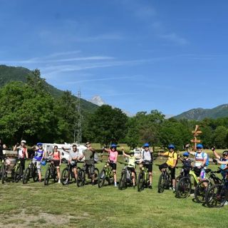 Ciclo-cena a Pian Munè di Paesana