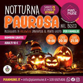 Halloween a Pian Munè di Paesana tra notturne paurose e merende spaventose!