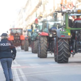La protesta degli agricoltori a Cuneo