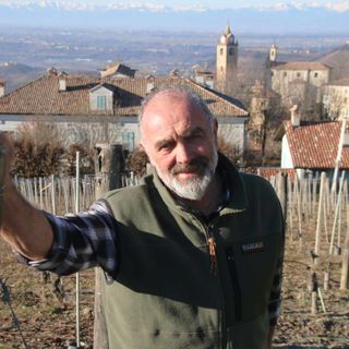 Claudio Conterno, presidente provinciale Cia, nei vigneti della sua azienda di Monforte d'Alba