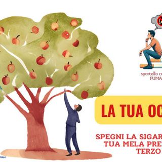 "Spegni la sigaretta e ritira la tua mela!": l'invito dell'Asl Cn2 per la giornata mondiale senza tabacco