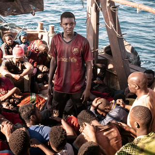 Una scena dal film "Io Capitano"