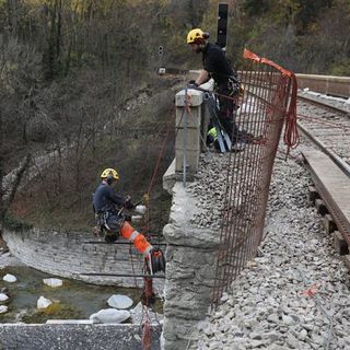 I lavori sulla Cuneo-Ventimiglia dopo i danni della tempesta Alex