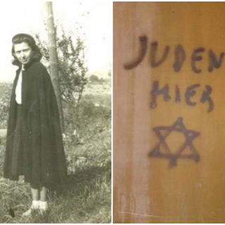 Lidia Rolfi, a sinistra; la porta di casa del figlio Aldo, a destra Lidia Rolfi, a sinistra; la porta di casa del figlio Aldo, a destra