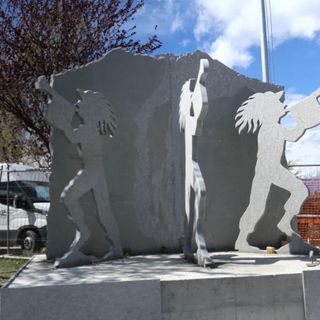 Il monumento dedicato ai Bersaglieri