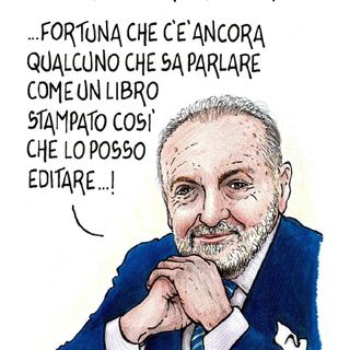 Il cuneese Nino Aragno finalista come editore al premio Strega Poesia: la vignetta di Danilo Paparelli Il cuneese Nino Aragno finalista come editore al premio Strega Poesia: la vignetta di Danilo Paparelli