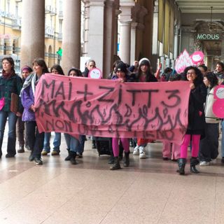 Immagine di repertorio di un'ultima manifestazione di Non Una Di Meno