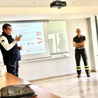 La presentazione del 112 piemontese in Francia