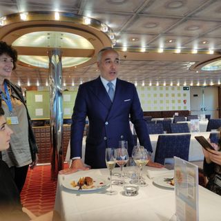 Il vicepresidente Carosso e il direttore del settore Turismo e Sport della Regione Paola Casagrande presentano i piatti del menu piemontese