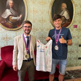 Il sindaco Gatto e Pietro Riva