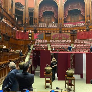 Alcune fasi dell'elezione del nuovo Presidente della Repubblica - Foto gentilmente concesse dall'onorevole Ciaburro