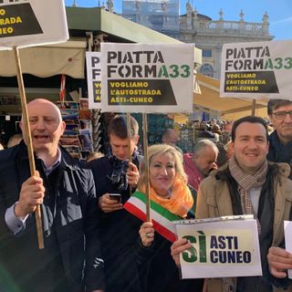 Alla manifestazione "Si Tav" di Torino anche i promotori della petizione per il completamento dell'Asti-Cuneo