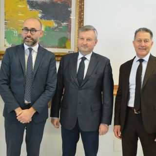 I tre presidenti, da sinistra: Luca Robaldo, Ezio Raviola e Mauro Gola