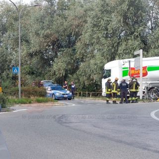 La scena dell'incidente