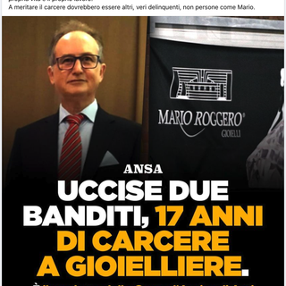 Il post pubblicato dal vicepremier Matteo Salvini