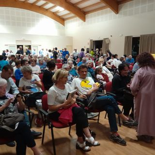 Il pubblico accorso a Magliano allo spettacolo 'Premiata merceria Spatusso'