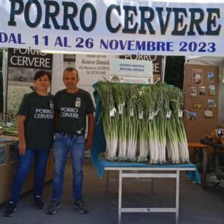 Con la partecipazione alla 25ª Fiera della patata di Entracque si è aperta la stagione di vendita del porro di Cervere