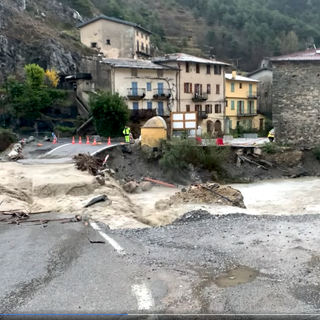Inservibile l'attraversamento sul Roya a Tenda