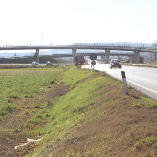 Un'immagine d'archivio della tangenziale albese