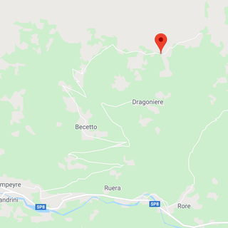 L'epicentro del sisma