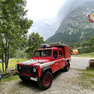 I soccorsi ai piedi della cima Fremamorta