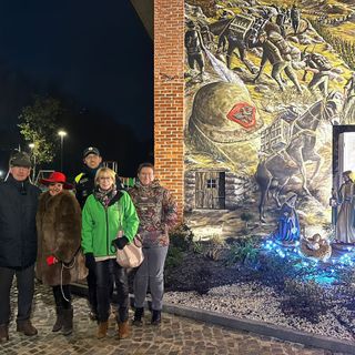 Una splendida natività arricchisce l'aiuola alpina di Margarita [FOTO]