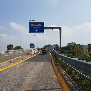 Immagine di repertorio, la riapertura dello svincolo di via Marene lo scorso 9 agosto