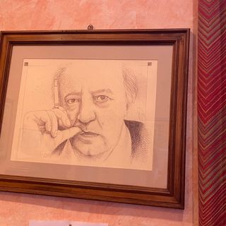 Lo scrittore Arpino visto da Giovanni Botta