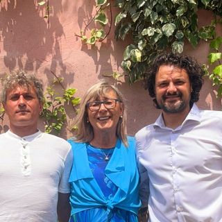 I fondatori dell’associazione Dreaming in Art, da sinistra Matteo Gotta, Marina Panero e Diego Repetto