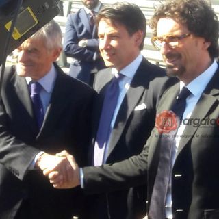 Conte e Toninelli sul troncone di Cherasco: "Ci accolleremo la responsabilità di ultimare l'Asti-Cuneo" (VIDEO)