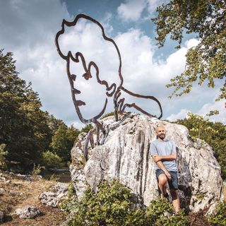 Nel Parco Nazionale d'Abruzzo, Lazio e Molise l'installazione dell'albese Valerio Berruti